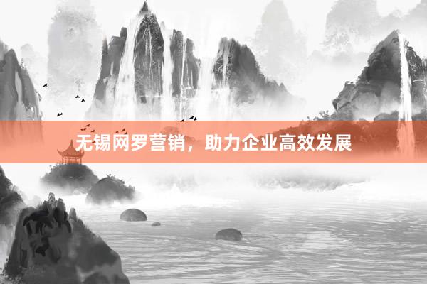 无锡网罗营销，助力企业高效发展